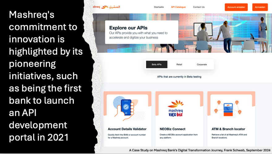 Mashreq-Case-Study-on-Digital-Transformation-Frank-Schwab-September 2024-6-APIs